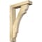 Ekena Millwork Olympic Block Rough Sawn Bracket w/ Offset Brace, Douglas Fir, 4"W x 16"D x 24"H BKT0402X16X24OLY05RDF - alternate 1